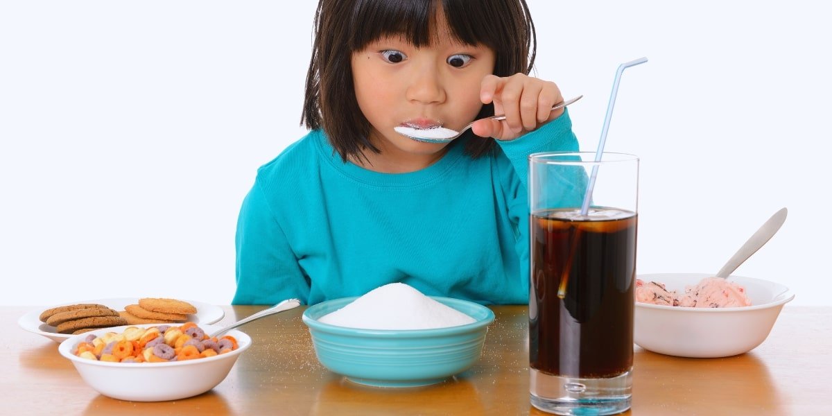 excesso de açúcar na infância